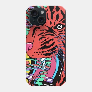 Psychedelic Tiger Phone Case