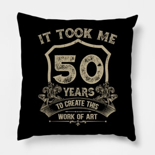 50th birthday Pillow