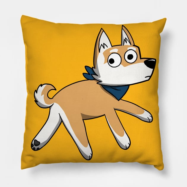 Akira Our Akita-Inu Pillow by Josiah Is Write