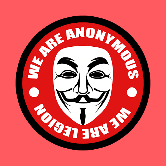 Anonymous - we are legion by GroatsworthTees