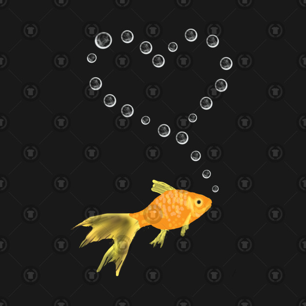 Goldfish Blowing Bubbles