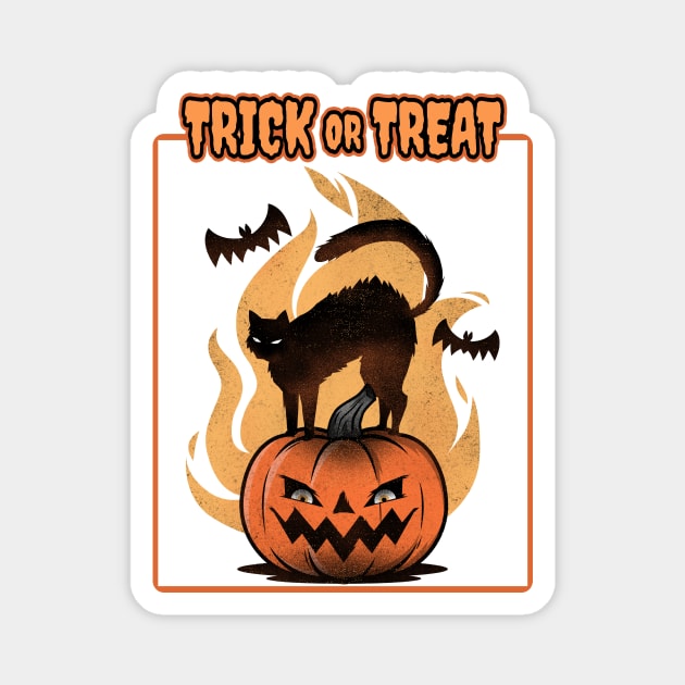 Trick Or Treat Halloween Magnet by MONMON-75