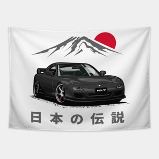 JDM Tuner RX-7 (Brilliant Black) Tapestry