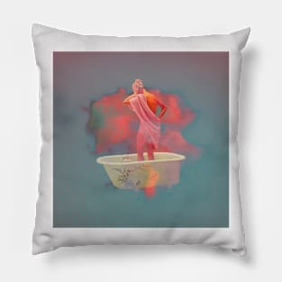 Awfully Considerate - Surreal/Collage Art Pillow