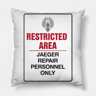 Forbidden Zone Repair restricted area Pillow