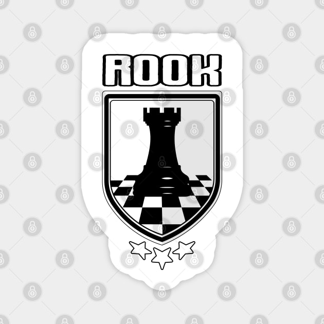 Chess rook Magnet by HB Shirts