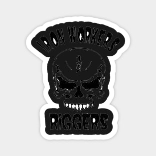 Iron Worker skull Magnet