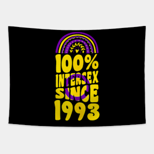 100 Percent Since 1993 Rainbow Birthday Tapestry