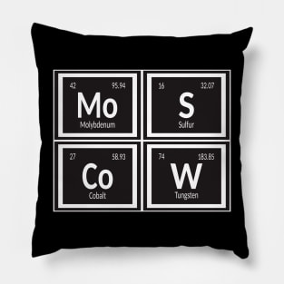 Moscow City | Periodic Table of Elements Pillow