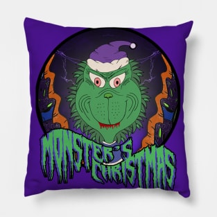 Monster's Christmas Pillow