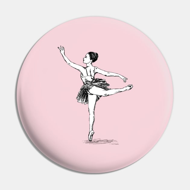 Ballerina illustration Pin by rachelsfinelines