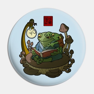 A Frog and His Son Storytime Pin