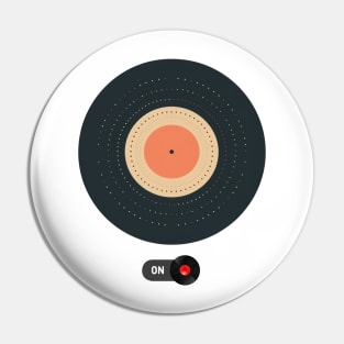 Vinyle audio player Pin