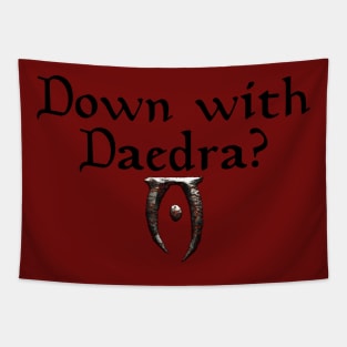 Down with Daedra Tapestry