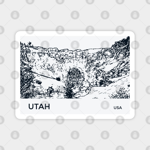 Utah USA Magnet by Lakeric