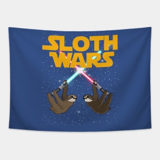 Sloth Wars Space Battle Tapestry