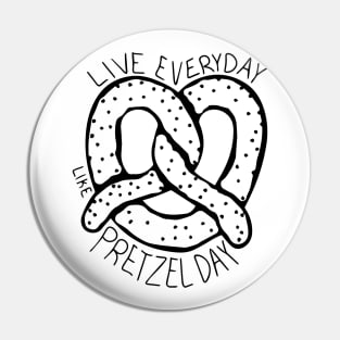 Pretzel Day The Office Funny Pin