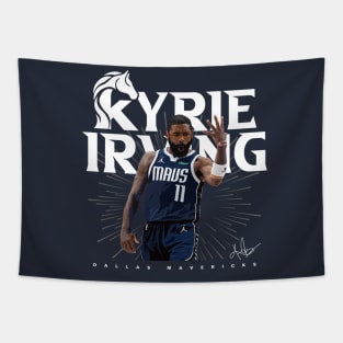 Kyrie Irving Left Hand Celebration Tapestry