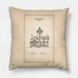 Point Fermin Lighthouse - California - SD Pillow