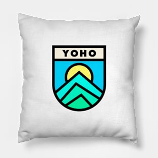 Yoho BC Retro Badge Pillow