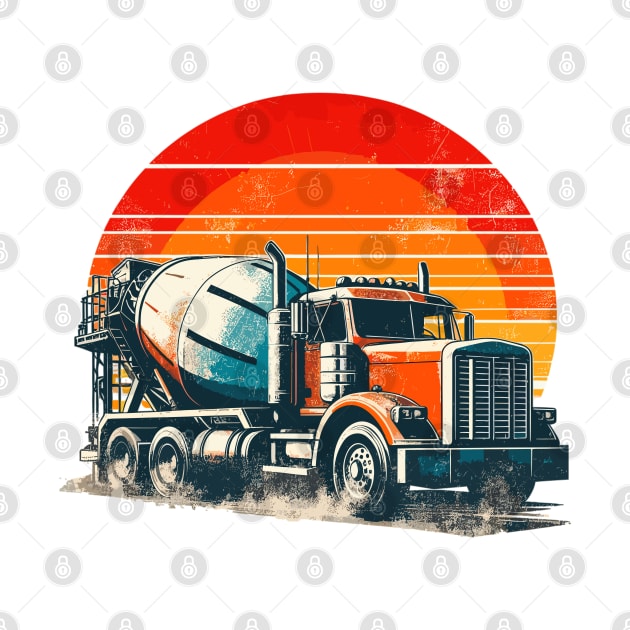 Concrete Mixer Truck by Vehicles-Art