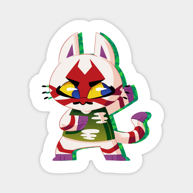 Kabuki. Magnet by scribblekisses