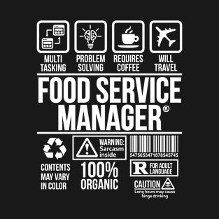 Food service manager T-shirt | Job Profession | #DW T-Shirt