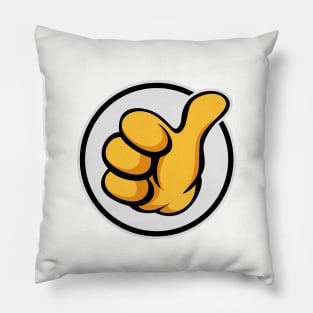 Thumbs Up Positive Emoji Pillow