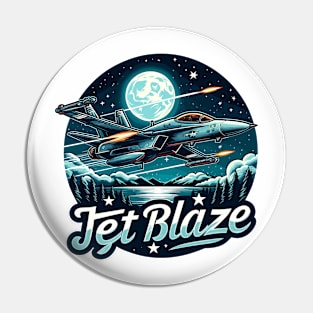 Jet fighter Pin