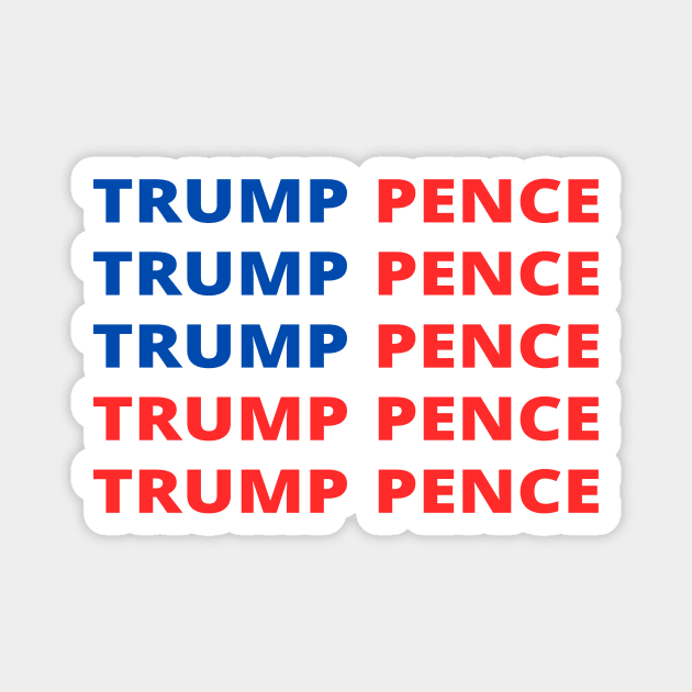 Trump Pence Magnet by simple_words_designs