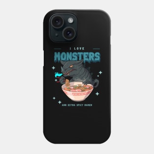 Love Monsters and Ramen Phone Case