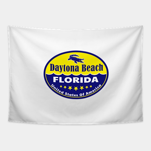 Daytona Beach Florida Alligator Tapestry by DD2019