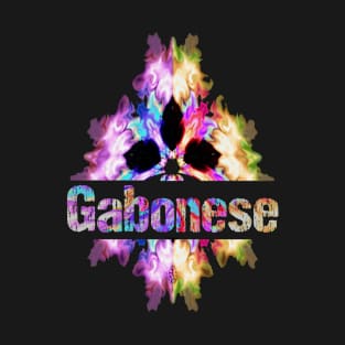 Gabonese gift tie dye watercolor T-Shirt