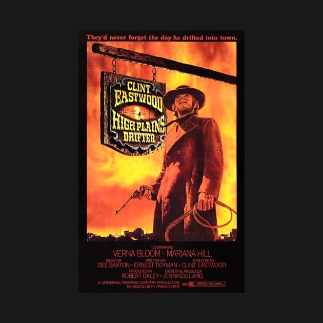 Classic Western Movie Poster - High Plains Drifter by Starbase79