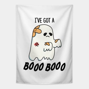 I've Got A Boo-Boo Cute Ghost Pun Tapestry