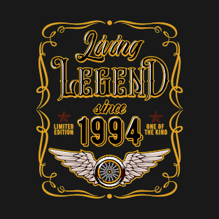 26th Birthday Gift For Men Women Living Legend Since 1994 T-Shirt