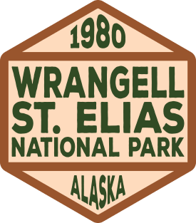 Wrangell-St. Elias National Park and Preserve badge Magnet