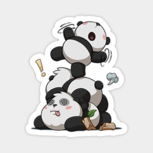 Panda Pile Magnet