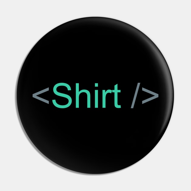 React Component Shirt Pin by AlexWilkinson