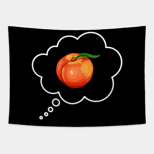 Retro Peach Tapestry by Rev Store