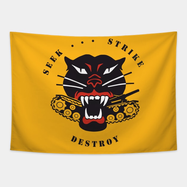 Seek Strike Destroy WWII Tapestry by FAawRay