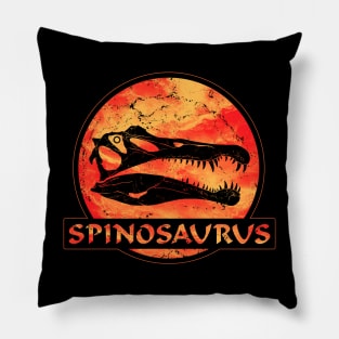 Spinosaurus fossil skull Pillow