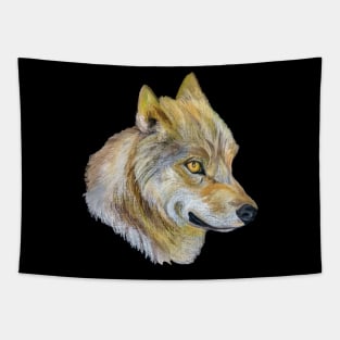 Mongolian Wolf Tapestry