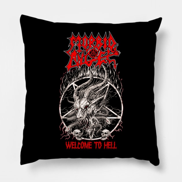 Morbid Angel - Death Metal Pillow by InspirationColor