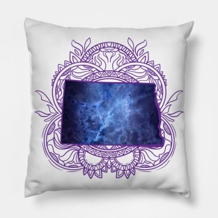 North Dakota Mandala Pillow