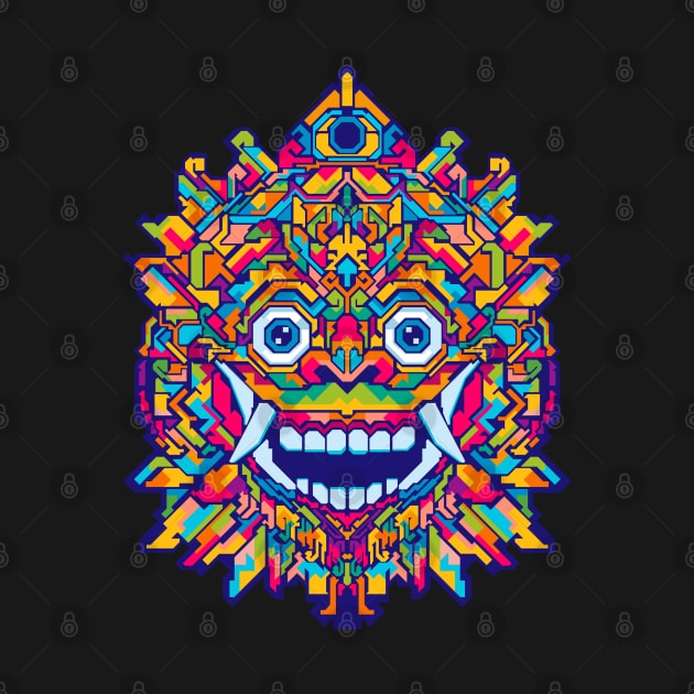 Barong Pop Art by mrcatguys