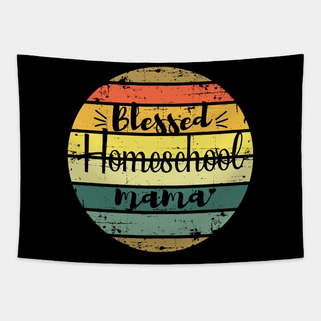 Blessed homeschool mama Tapestry by kikibul