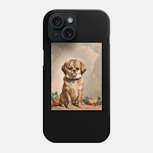 Loyal Friend, Irresistible Expression: Pekingese Art Phone Case