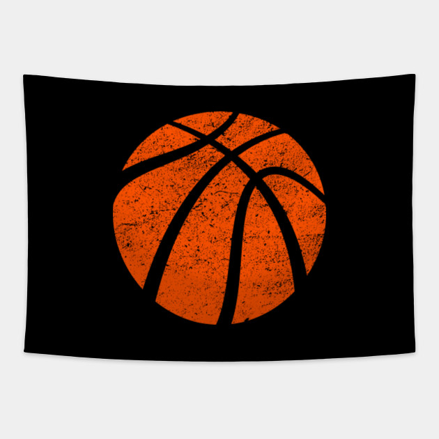 Basketball Lover Gift Cute Basketball Pattern Basketball Tapestry Teepublic