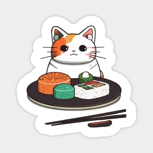 Sushi Cat Magnet